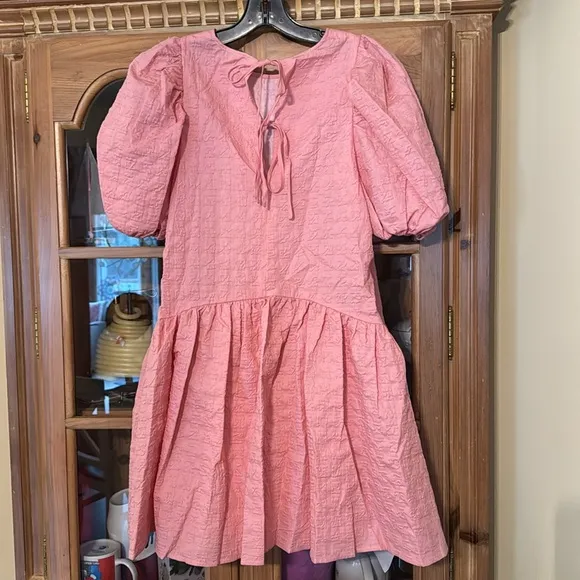 ENGLISH FACTORY Pink Penelope Mini Dress