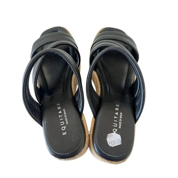 Equitare Leather Espadrilles NWT MSRP $159 Size 9.5