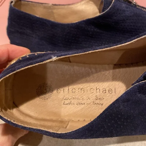 Eric Michael Espadrilles - Serena - Double Yute Navy - Made in Spain