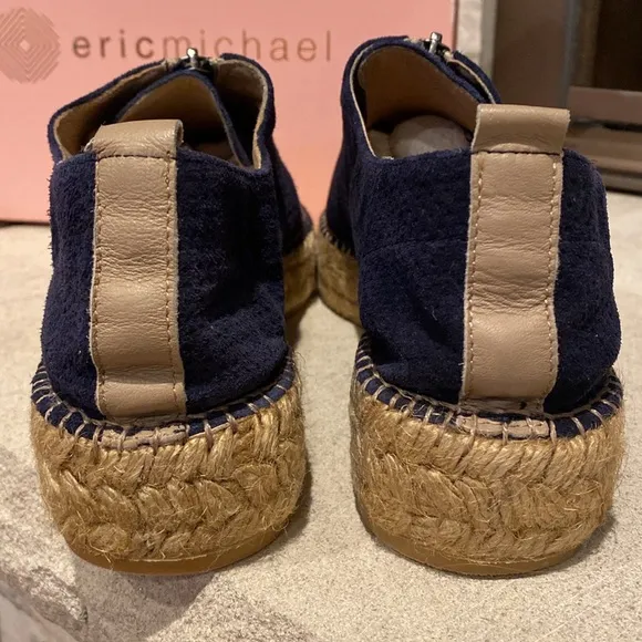 Eric Michael Espadrilles - Serena - Double Yute Navy - Made in Spain