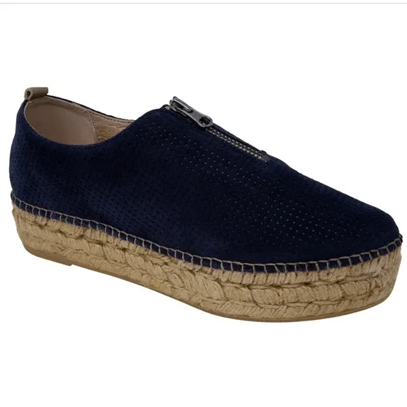 Eric Michael Espadrilles - Serena - Double Yute Navy - Made in Spain