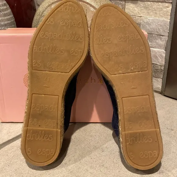 Eric Michael Espadrilles - Serena - Double Yute Navy - Made in Spain