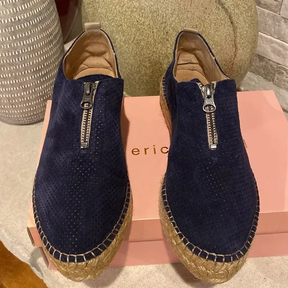 Eric Michael Espadrilles - Serena - Double Yute Navy - Made in Spain