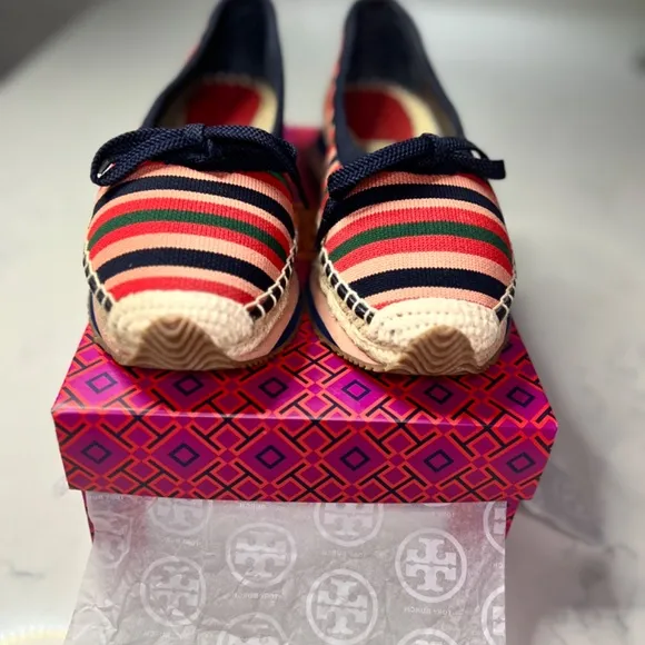 Espadrilles Recycled Printed Circular Knit/Leather