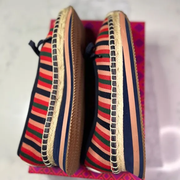 Espadrilles Recycled Printed Circular Knit/Leather