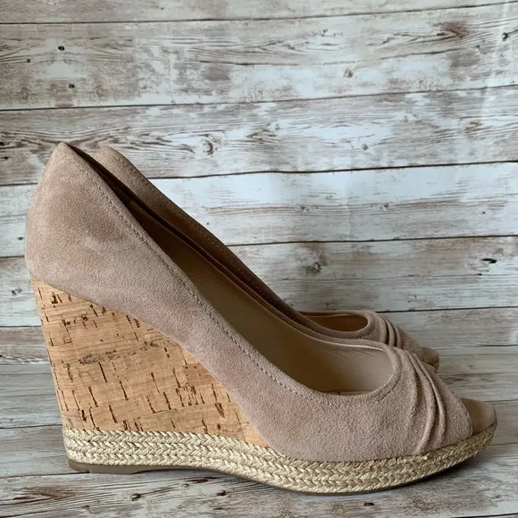EUC Prada espadrilles wedge size 38.5