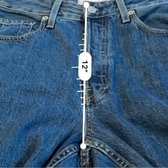 Everlane Curvy 90s Cheeky High Rise Straight Leg Ankle Jeans in‎ Northridge NEW