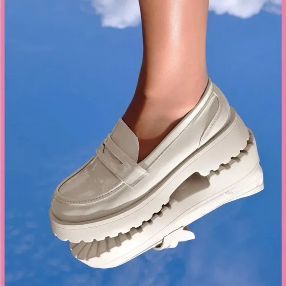 Everyday Collection Women Apricot Wedges, Preppy Penny Loafers For Outdoor
