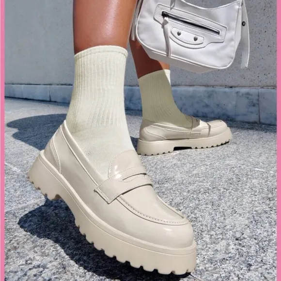 Everyday Collection Women Apricot Wedges, Preppy Penny Loafers For Outdoor