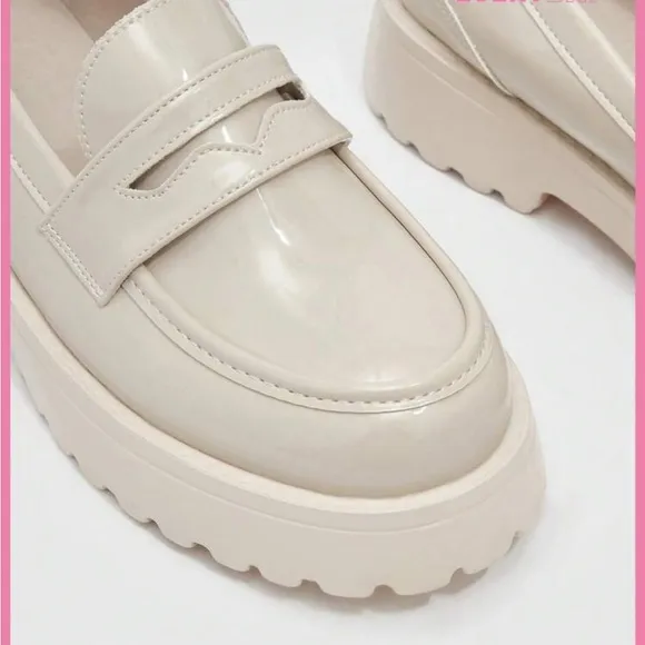 Everyday Collection Women Apricot Wedges, Preppy Penny Loafers For Outdoor