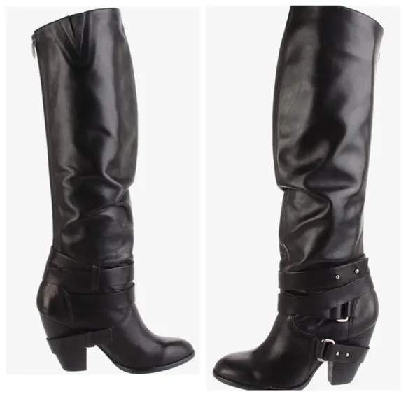 Fergie Varsity Knee High Boots
