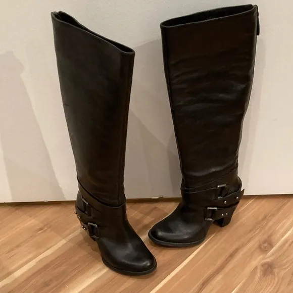 Fergie Varsity Knee High Boots