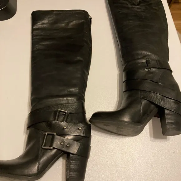 Fergie Varsity Knee High Boots