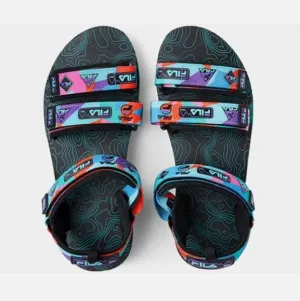 Fila Drifter DNS 90s Black Canvas Sport Sandals