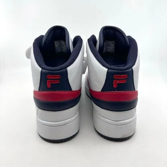 Fila High-Top Sneakers Trainers White Navy Red Mens US 8 EU 41 UK 7 1CM00540-125