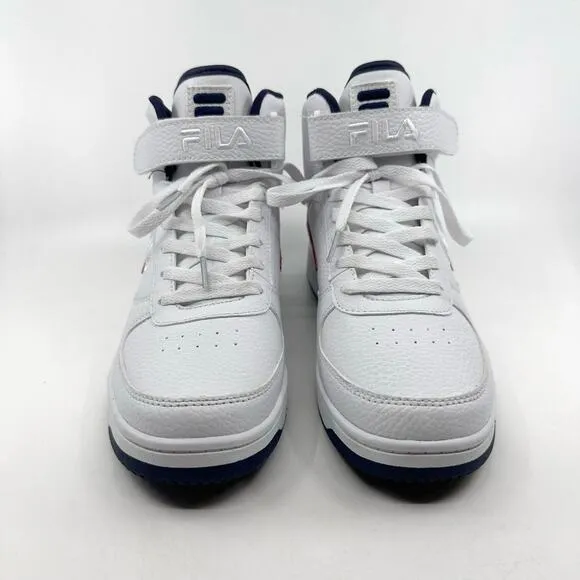 Fila High-Top Sneakers Trainers White Navy Red Mens US 8 EU 41 UK 7 1CM00540-125