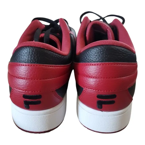 Fila Red and Black Athletic Sneakers size 10 1/2