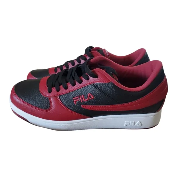 Fila Red and Black Athletic Sneakers size 10 1/2