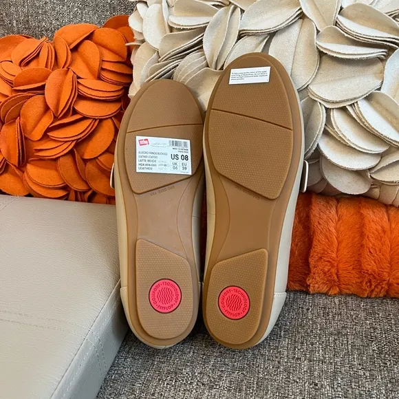 ❣️🆕FitFlop Allegro Fringe Buckled Leather Loafers❣️
