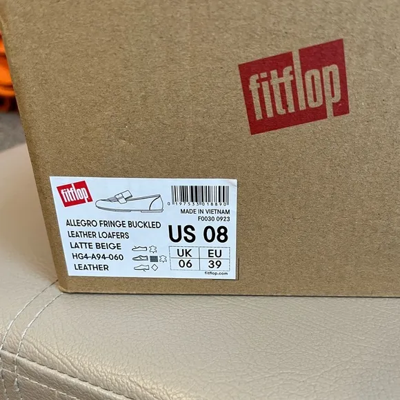 ❣️🆕FitFlop Allegro Fringe Buckled Leather Loafers❣️