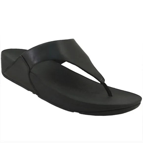 Fitflop Lulu Leather Toepost Thong Sandals