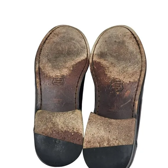 Florsheim Penny Loafers Men's Dress Shoes Brown Leather Handsewn Men's 7.5D