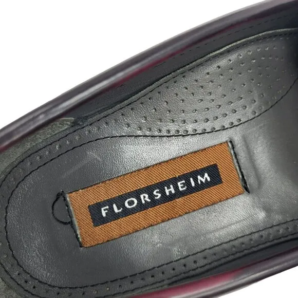 Florsheim Penny Loafers Men's Dress Shoes Brown Leather Handsewn Men's 7.5D