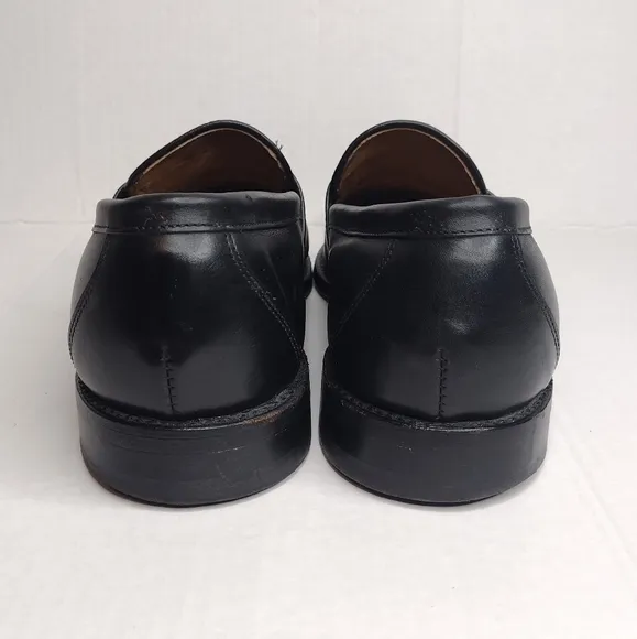 FootJoy Classics Men's Black Leather Office Business Tassel Slip On Loafers