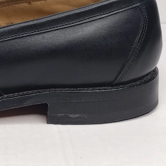 FootJoy Classics Men's Black Leather Office Business Tassel Slip On Loafers