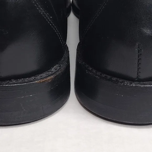 FootJoy Classics Men's Black Leather Office Business Tassel Slip On Loafers