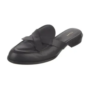 Frame Le Willoughby Mules Noir Black Leather Sweetzer Flats Loafers 40 Size 8.5