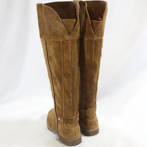 FRANCO SARTO Caydee Cognac Wide Calf Tall Boots