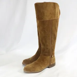 FRANCO SARTO Caydee Cognac Wide Calf Tall Boots