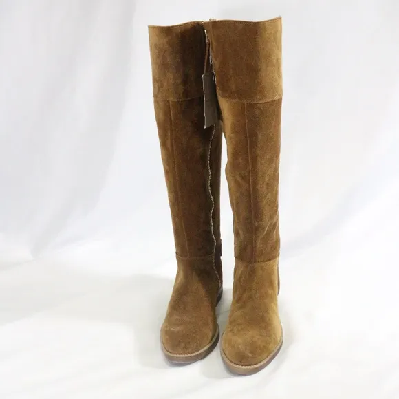FRANCO SARTO Caydee Cognac Wide Calf Tall Boots