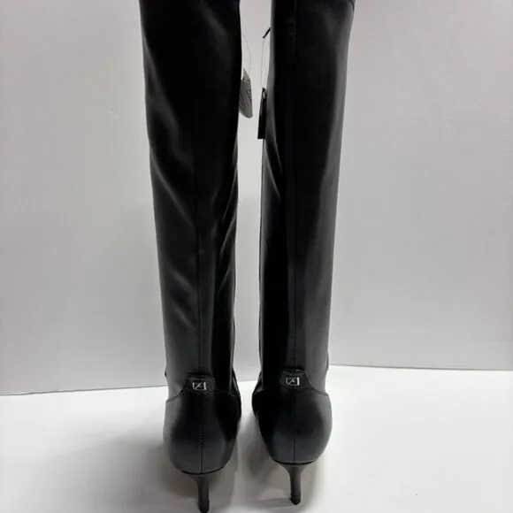 Franco Sarto Women’s Kerry, Black Knee High Boots, Size 9.5M, Wide Calf