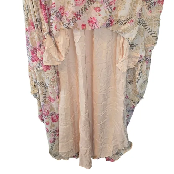 Free People Boho Romantic Floral Flowy Lena Midi Dress NWT Size Small