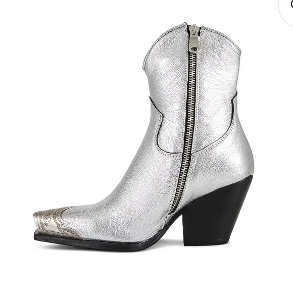 FREE PEOPLE BRAYDEN Western Boots Leather NEW