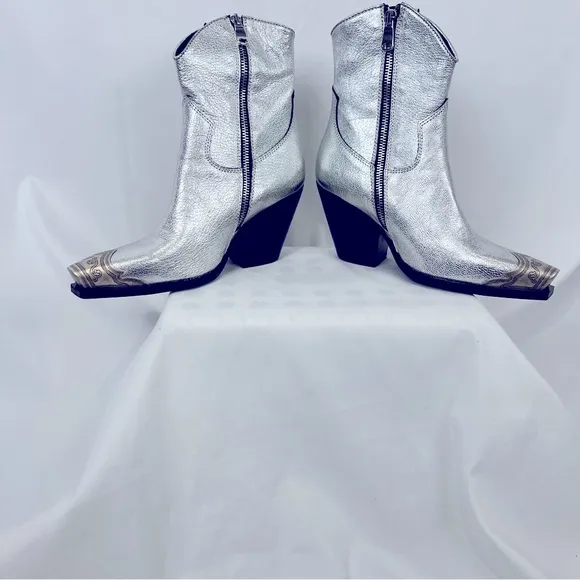 FREE PEOPLE BRAYDEN Western Boots Leather NEW