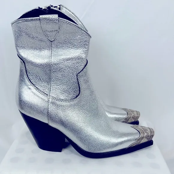 FREE PEOPLE BRAYDEN Western Boots Leather NEW