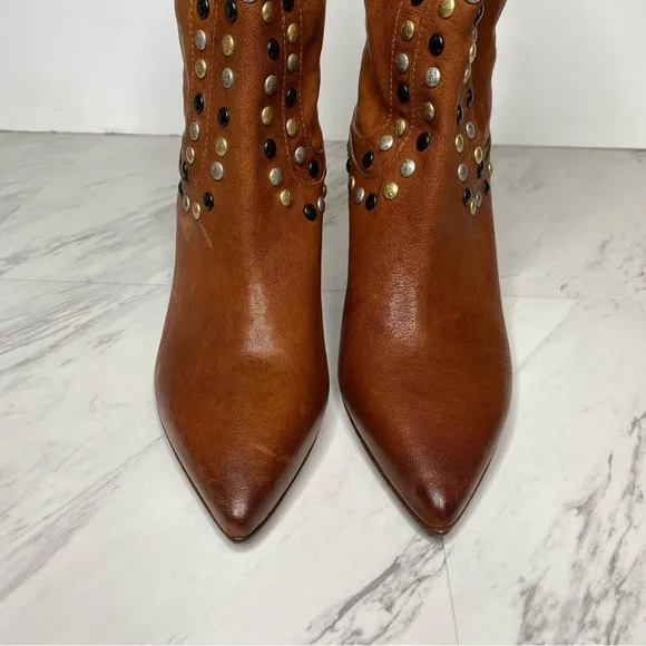 Free People Dakota Studded Heeled Boot 39 1/2