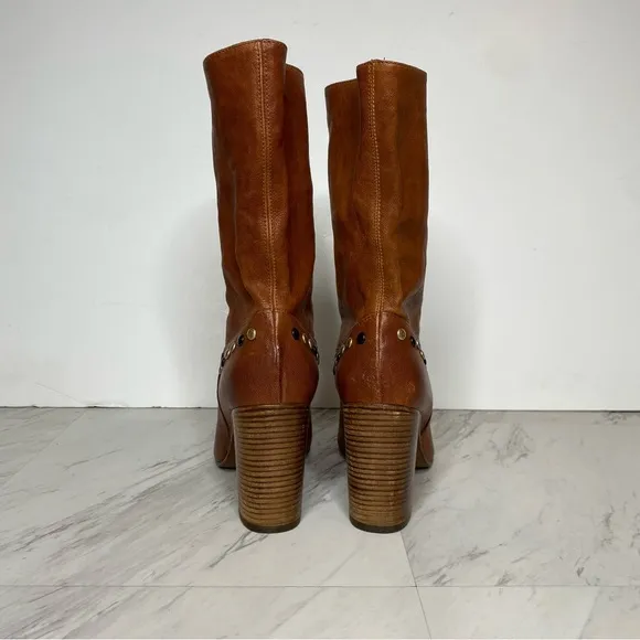 Free People Dakota Studded Heeled Boot 39 1/2
