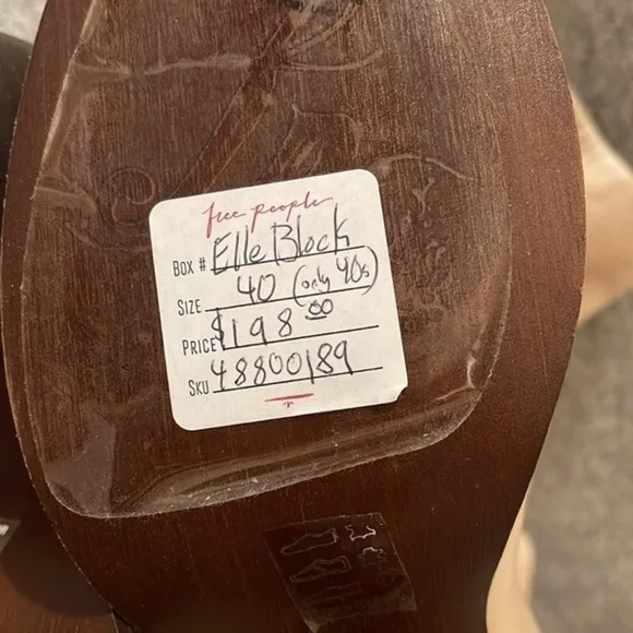 Free People Elle Block Heel Boots. NWT