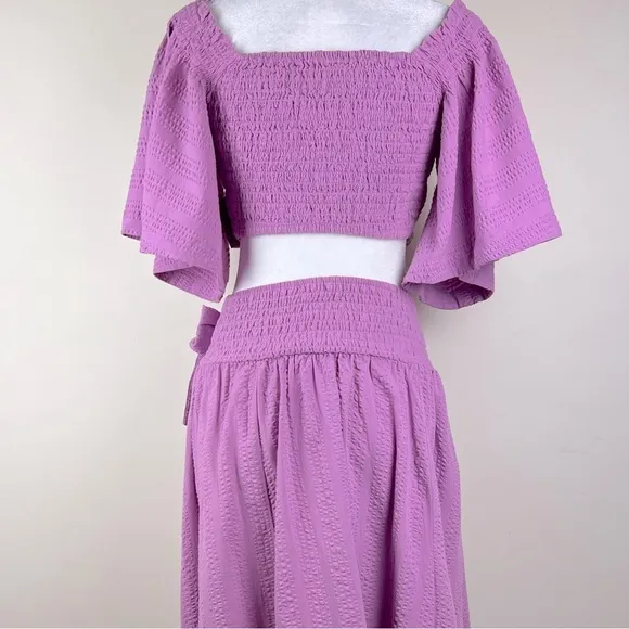 Free People | Euro Country Summer Boho Skirt &amp; Peasant Top | S/XS