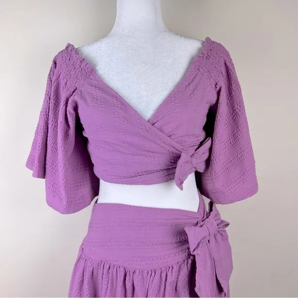 Free People | Euro Country Summer Boho Skirt &amp; Peasant Top | S/XS