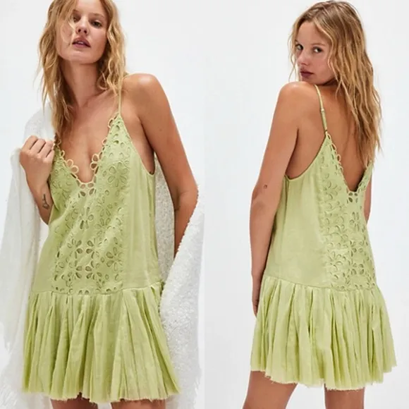 Free People FP One Casella Drop-WaistSlip Small NWOT