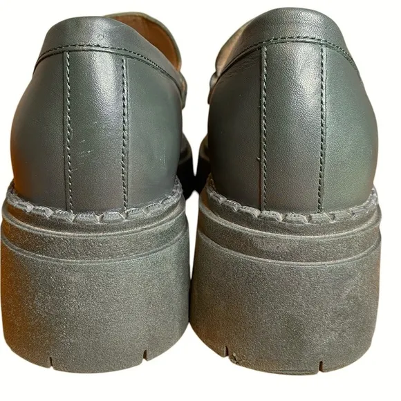 Free People Green Chunky Lyra Lug Sole Loafer Women’s Size EU39 U.S. 8.5-9