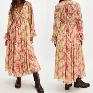 Free People Lena Midi Dress