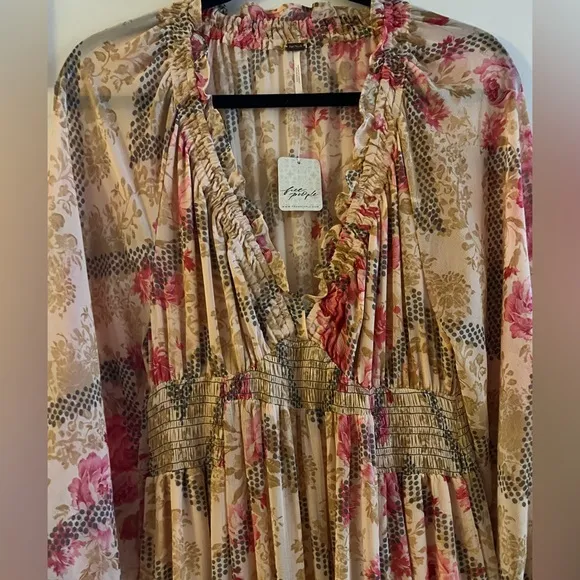 Free People Lena Midi Dress