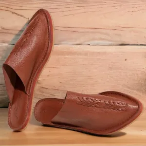 Free People Nova 6 Tan Soft Leather Slip-On Braided Backless Mules Clogs New