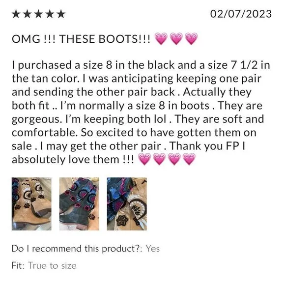 FREE PEOPLE ROUNDHOUSE STICH BOOTS BLACK COMBO SIZE 39.5 EU NWT